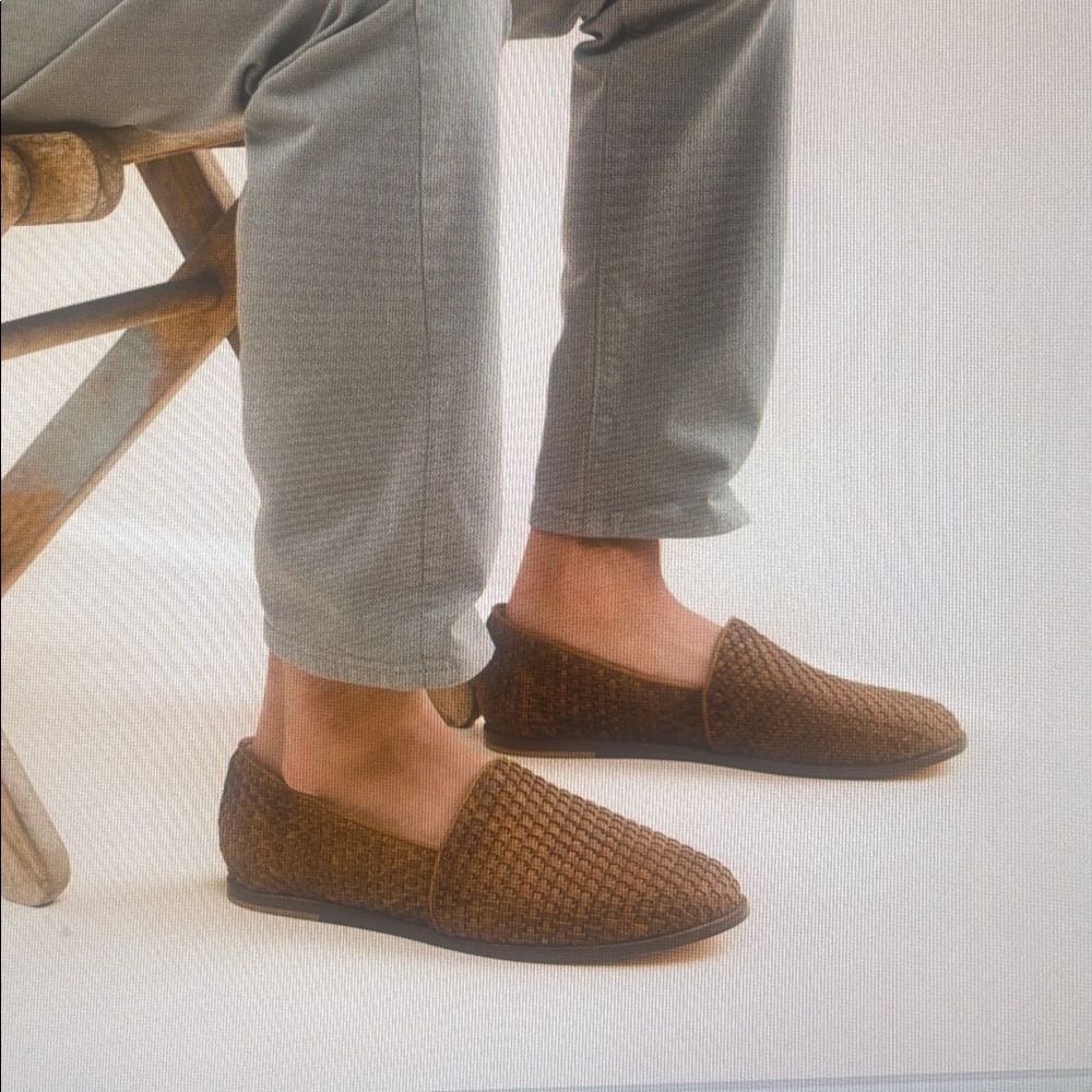 NWB Men’s Nisolo Woven Brown Loafers Slip On. Size 12.5 - Picture 4 of 5